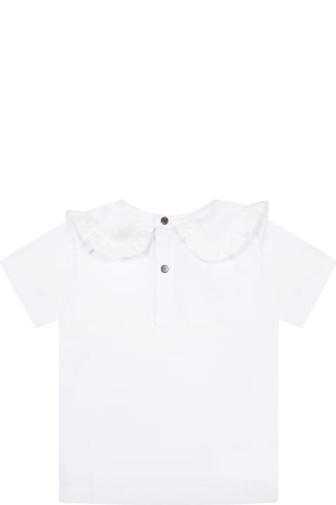 White T-shirt For Baby Girl