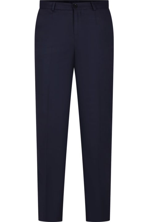 Bottoms for Boys Dolce & Gabbana Blue Trousers For Boy