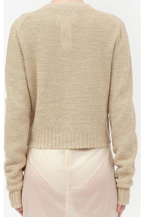 Homeware Maison Margiela Hemp Basket Weave Knit Cardigan