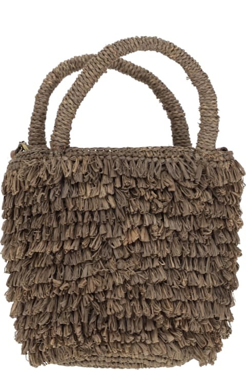 Ibeliv for Women Ibeliv Naka Raffia Shoulder Bag