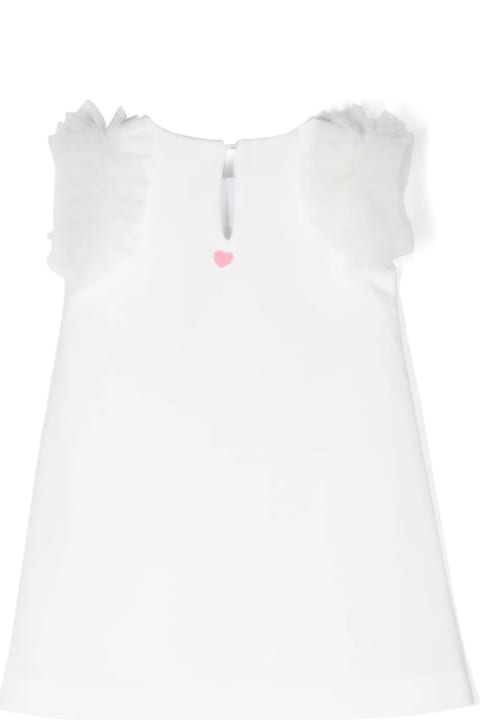 Dresses for Girls Monnalisa Monnalisa Dresses White