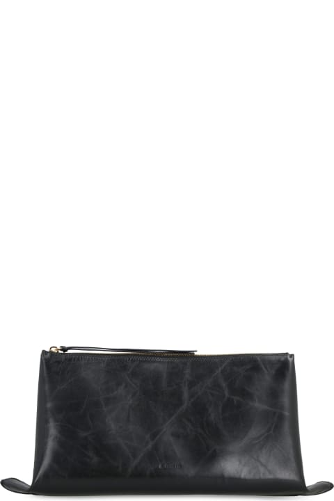 Clutches for Women Jil Sander Leather Clutch