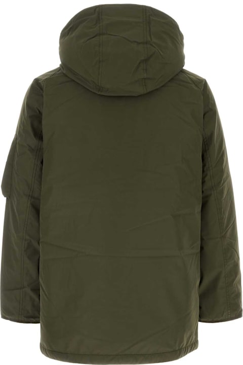 Nanamica for Women Nanamica Army Green Polyester Down Jacket