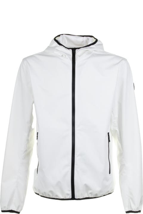 Colmar Coats & Jackets for Men Colmar White Softshell Jacket With Hood