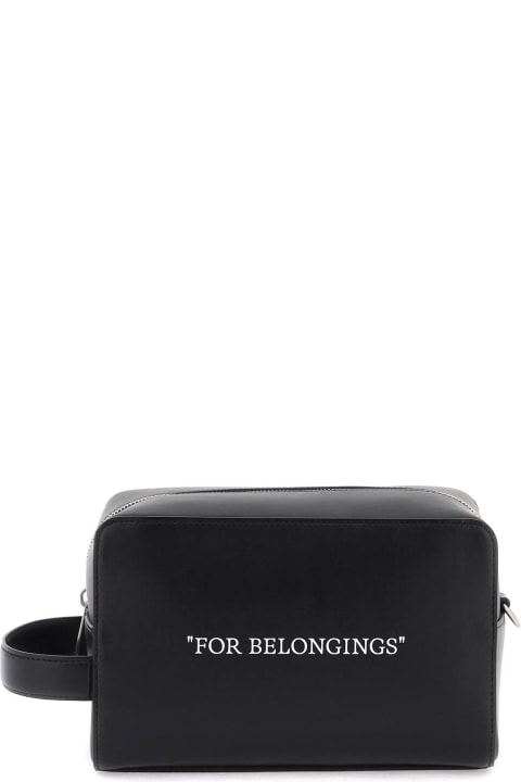 Bags Sale for Men Off-White Bookish Vanity Case