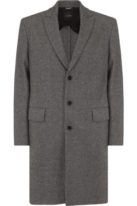 Coats & Jackets for Men Dolce & Gabbana Wool Coat