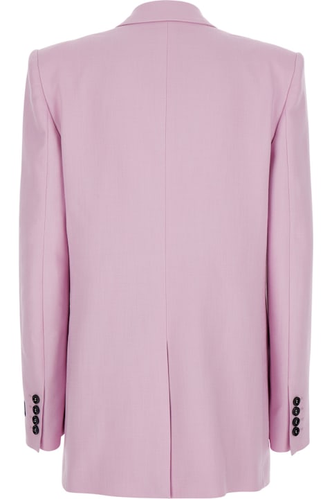 MSGM for Kids MSGM Pink Jacket With Elegant Design In Viscose For Women