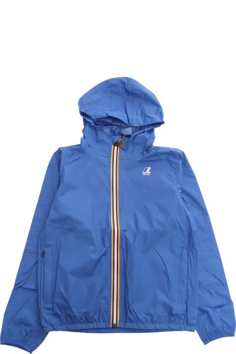 Coats & Jackets for Girls K-Way Blue Claude Jacket