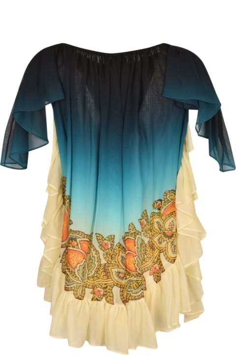 Fashion for Women Etro Pleated Printed Short Dress
