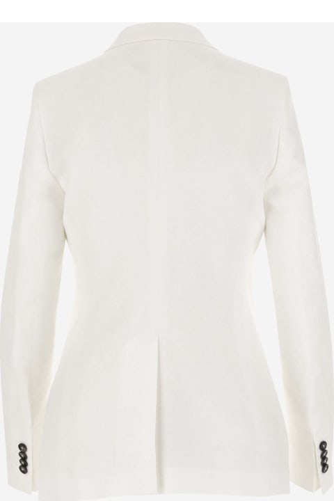 Tagliatore Clothing for Women Tagliatore Single-breasted Linen Jacket