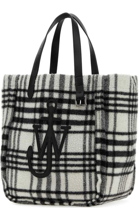 J.W. Anderson Totes for Women J.W. Anderson Embroidered Fabric Shopping Bag