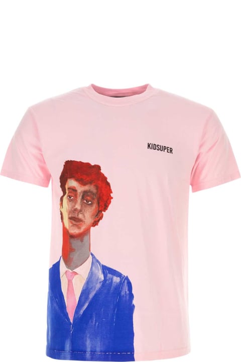 Kidsuper for Men Kidsuper Pink Cotton T-shirt