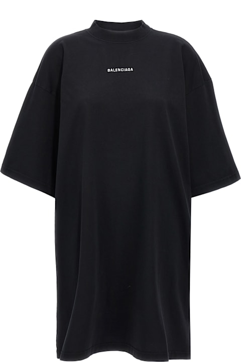 Balenciaga for Women Balenciaga Logo Embroidery Dress