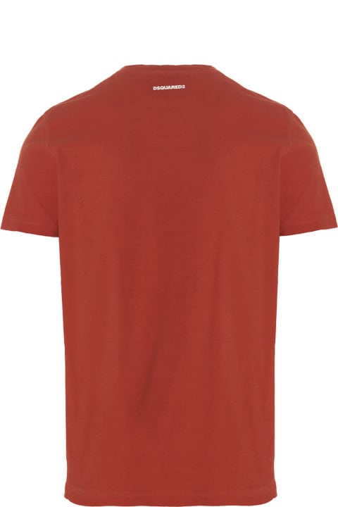 Dsquared2 Sale for Men Dsquared2 Honda Crew Neck T-shirt With Logo Print On The Chest In Cotton Man