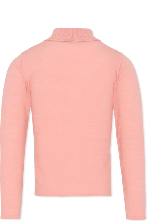 Homeware Pinko Pink Turtleneck For Girl With Logo