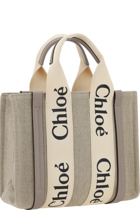 Chloé Totes for Women Chloé 'woody Small' Shopping Bag