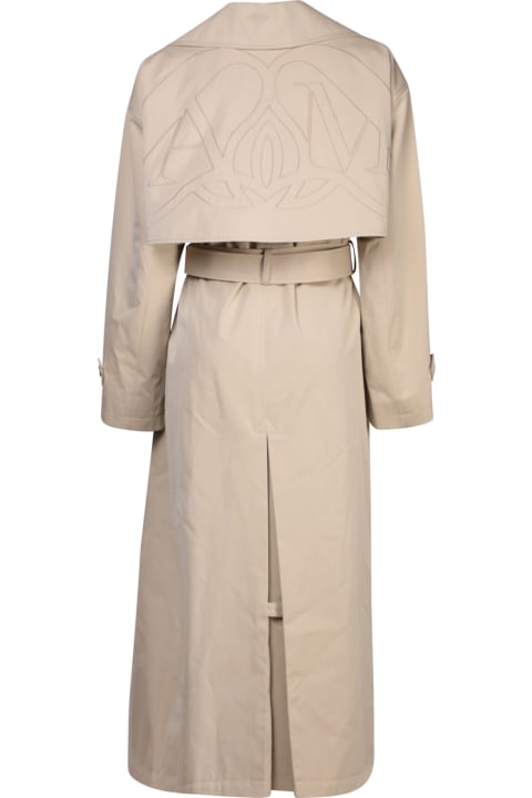Alexander McQueen Coats & Jackets for Women Alexander McQueen Belted Trench Coat