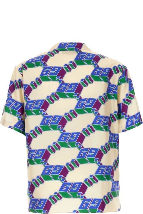 Gucci Shirts for Men Gucci 3d Gg Print Shirt