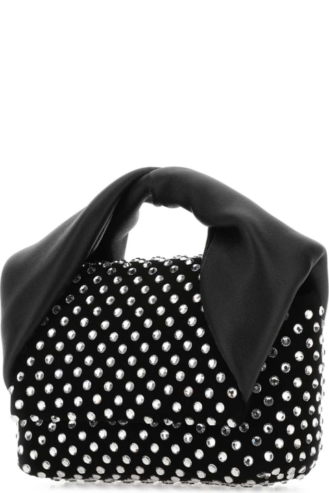 J.W. Anderson Totes for Women J.W. Anderson Embellished Suede Mini Twister Handbag