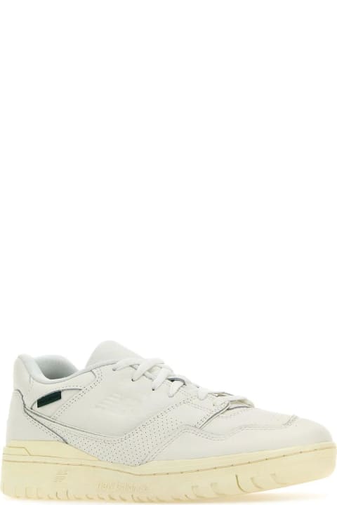 インテリア New Balance White Leather 550 Sneakers
