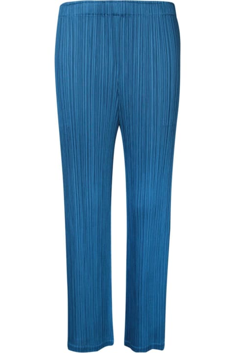 Fashion for Women Pleats Please Issey Miyake Mc August Elasticated Waistband Pleated Trousers