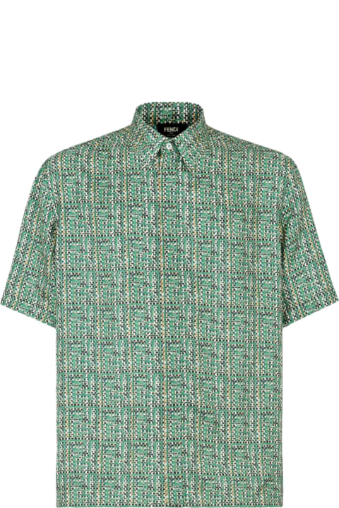 Fendi for Men Fendi Printed Silk Shirt