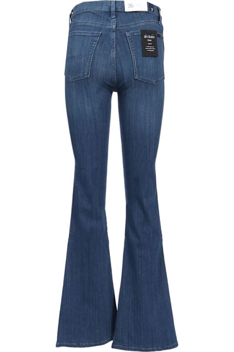 7 For All Mankind Clothing for Women 7 For All Mankind "hw Ali Neptune" Flared Jeans