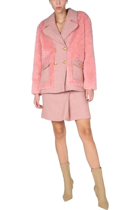 Boutique Moschino Clothing for Women Boutique Moschino Mat Jacket