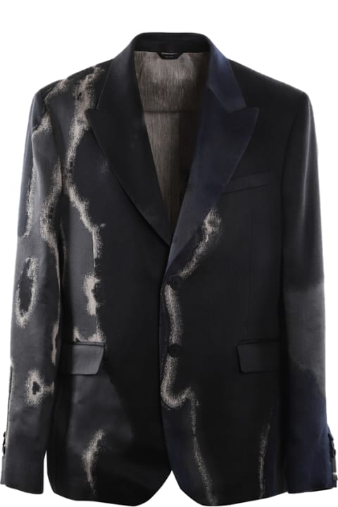 Coats & Jackets for Men Fendi Linen And Cotton Jacket With Earth Motif