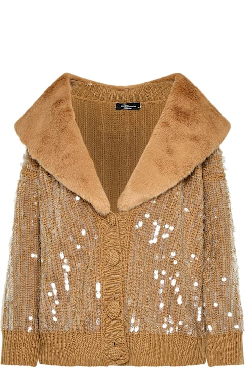 Blumarine for Women Blumarine Sequin Embellished Cardigan