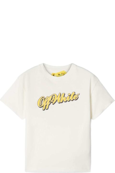 Off-White Kids Off-White Baseball Logo Tee S/s