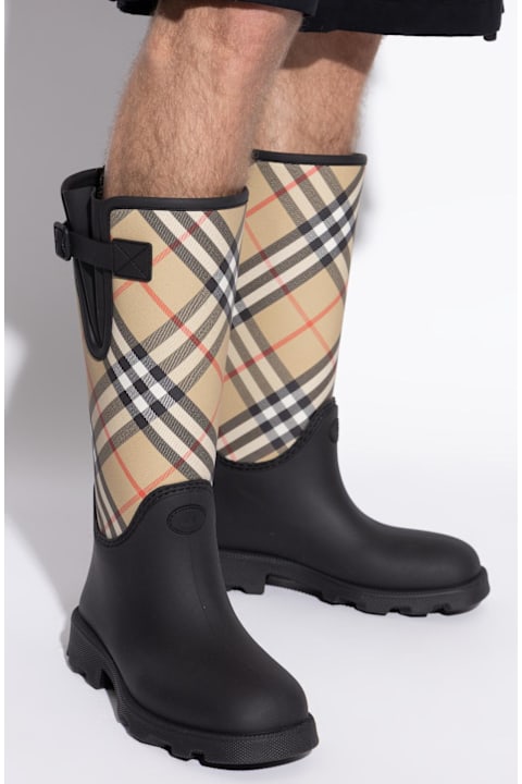 Homeware Burberry Burberry Plaid Pattern Rain Boots