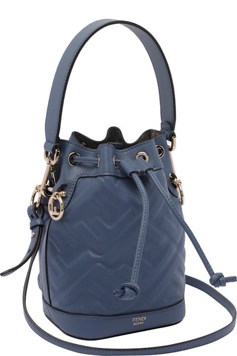 Fendi Totes for Women Fendi Mini Mon Tresor Leather Bucket Bag