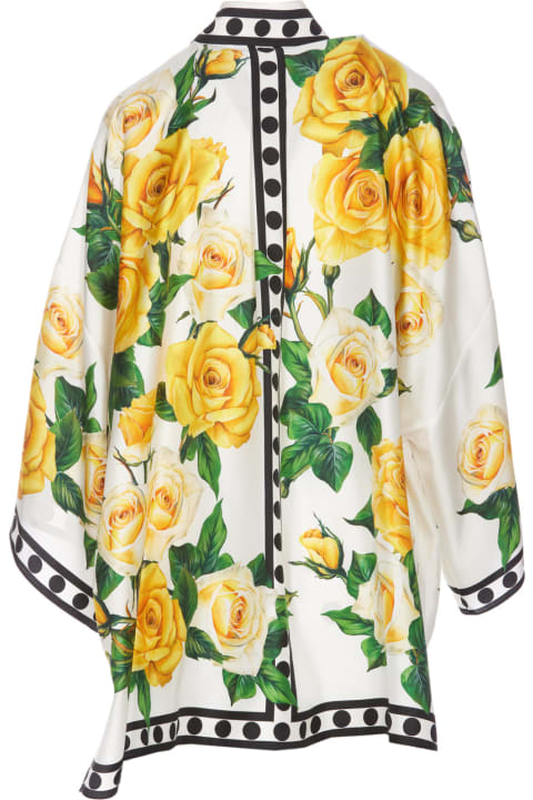 Dolce & Gabbana Women Dolce & Gabbana Silk Kaftan-style Shirt