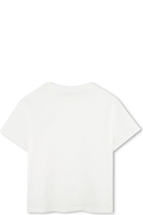 Michael Kors T-Shirts & Polo Shirts for Girls Michael Kors T-shirt Con Stampa