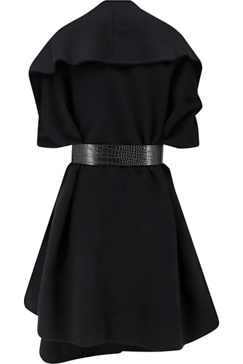 Elisabetta Franchi Wool Cape