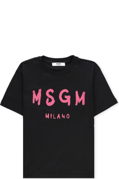 MSGM Topwear for Boys MSGM Logoed T-shirt