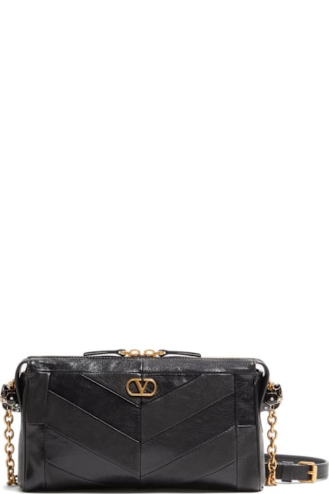 أدوات منزلية Valentino Garavani Panthea Small Leather Shoulder Bag