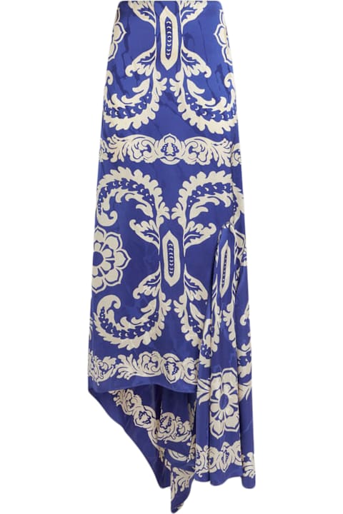 Skirts for Women Etro Asymmetrical Long Skirt