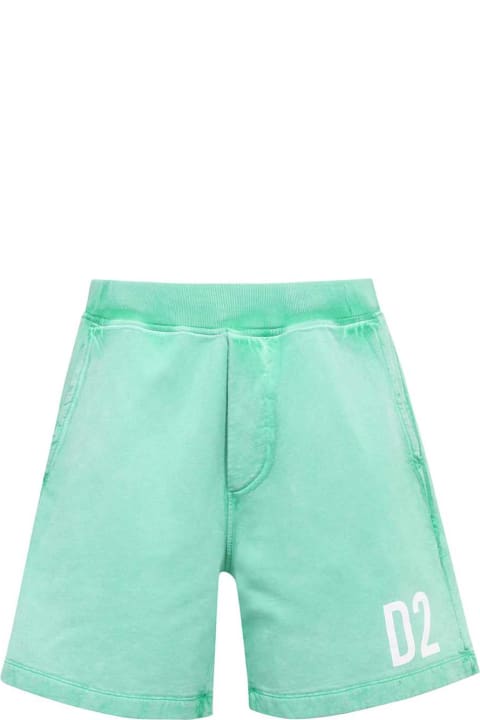 Pants for Men Dsquared2 Cotton Bermuda Shorts