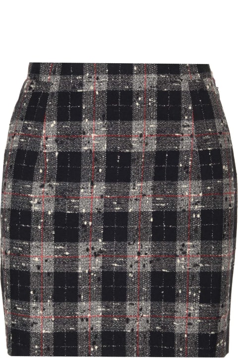 Fashion for Women Alessandra Rich Tartan Mini Skirt