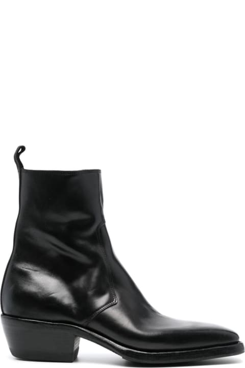 Fashion for Men Premiata Soldatino Side Zip Texan Boots
