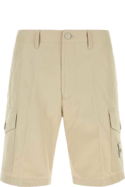メンズ Stone Islandのボトムス Stone Island Beige Cotton Bermuda Shorts