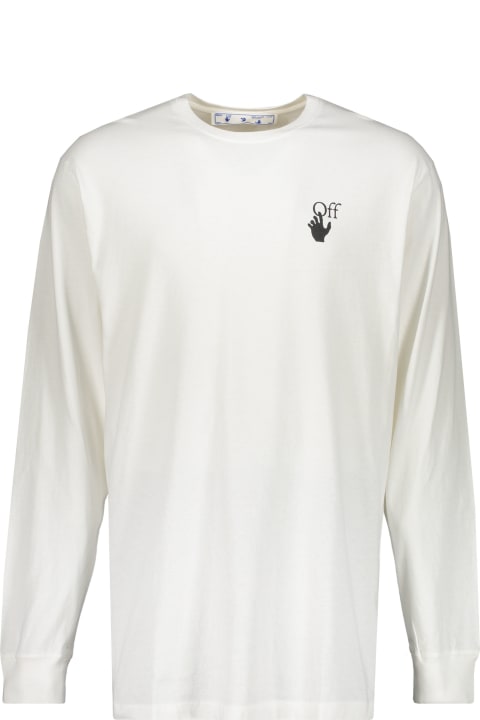 Fleeces & Tracksuits for Men Off-White Logo Print T-shirt