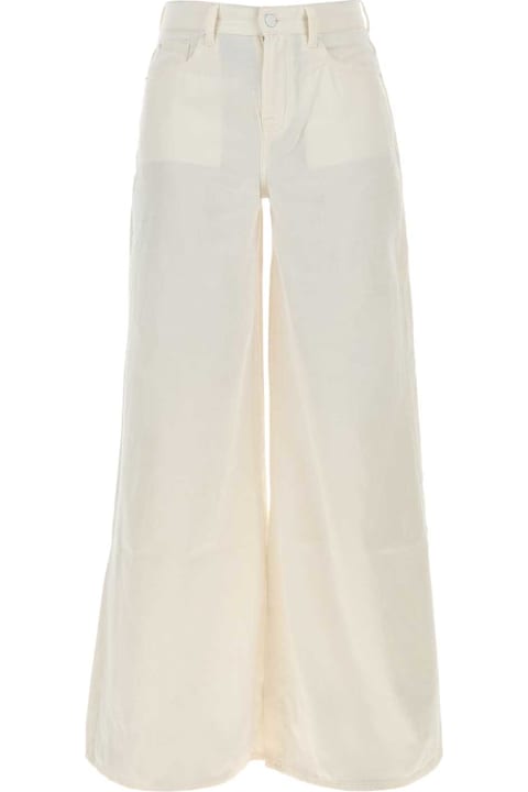 7 For All Mankind Clothing for Women 7 For All Mankind Ivory Denim Willow Wilde Jeans