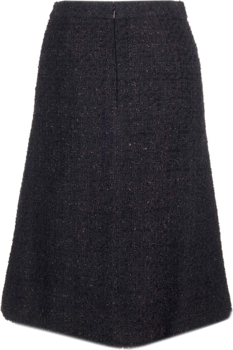Balenciaga Clothing for Women Balenciaga Tweed Midi Skirt