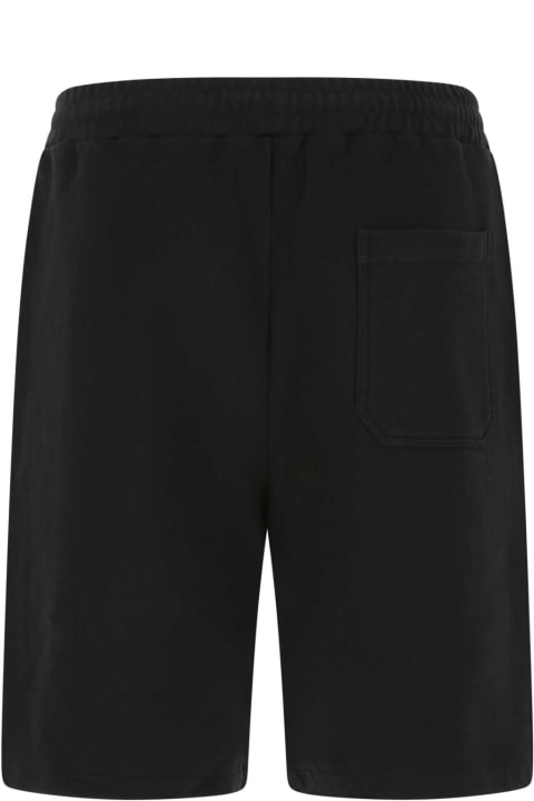 Fashion for Men Golden Goose Black Cotton Diego Bermuda Shorts