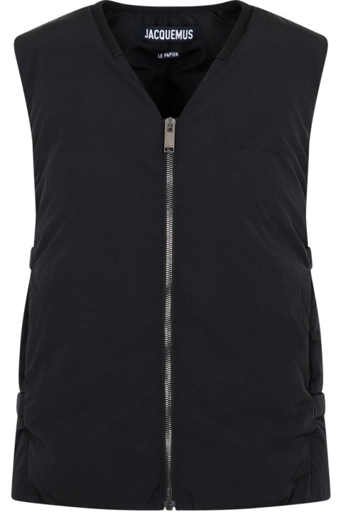 Jacquemus Coats & Jackets for Men Jacquemus Zip-up V-neck Gilet