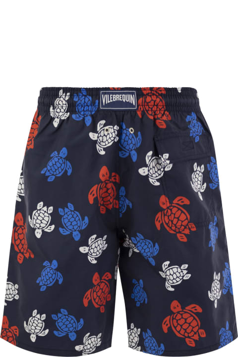 Swimwear for Men Vilebrequin Tortues Multicolores Swimming Shorts