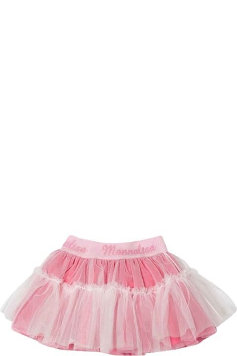 Bottoms for Baby Girls Monnalisa Pink Skirt Baby Girl